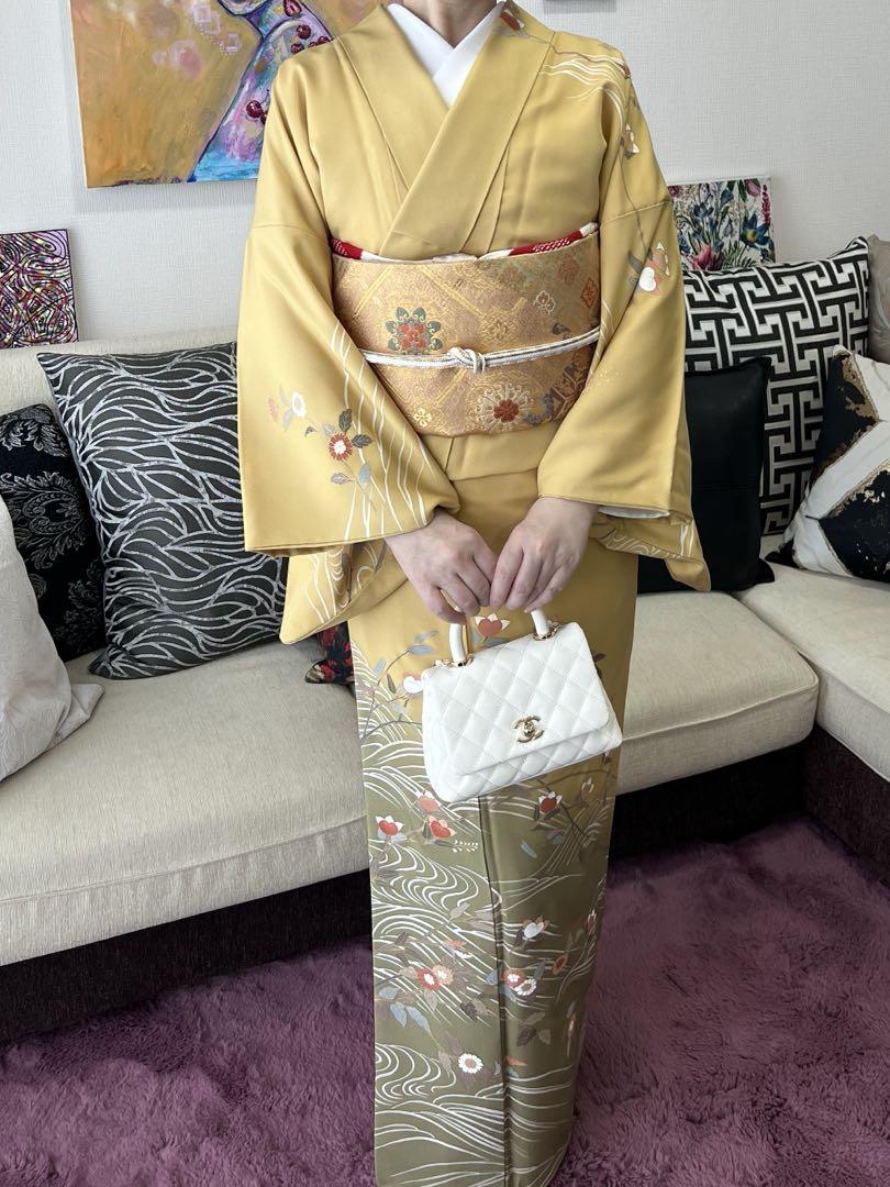 訪問着 橘流水 目玉❣️