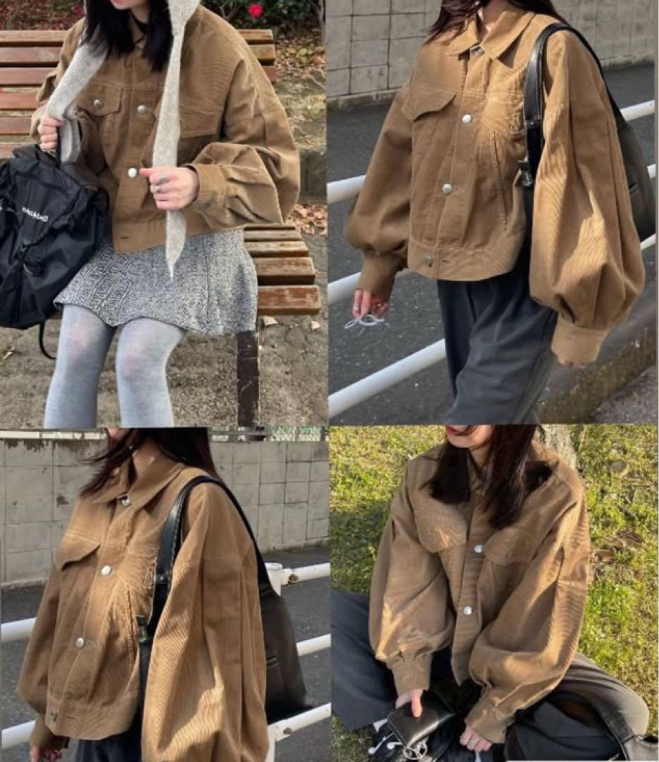 HYKE COROUROY BALLOON SLEEVE JACK ETS HYKE