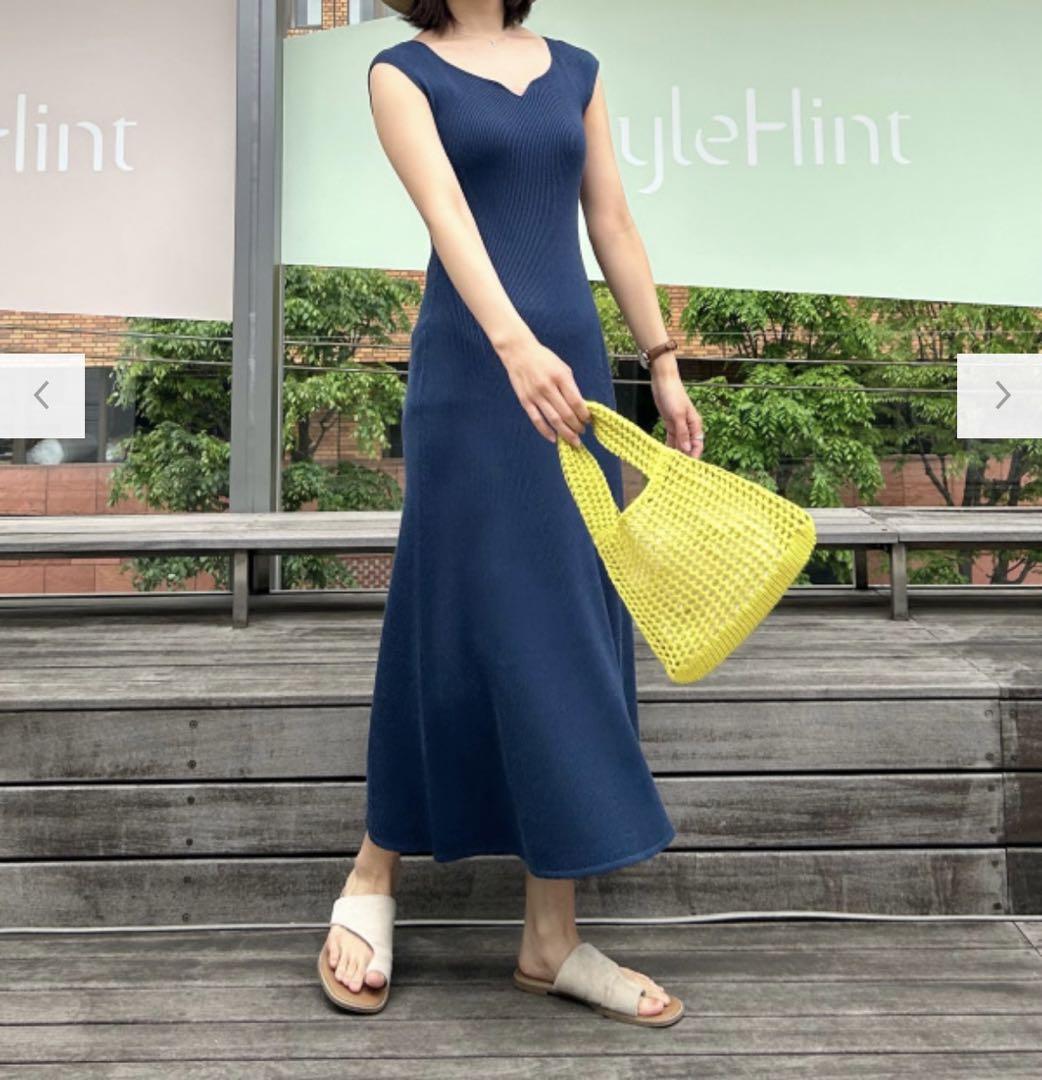 ユニクロ UNIQLO マメクロゴウチ 3Dニットワンピース