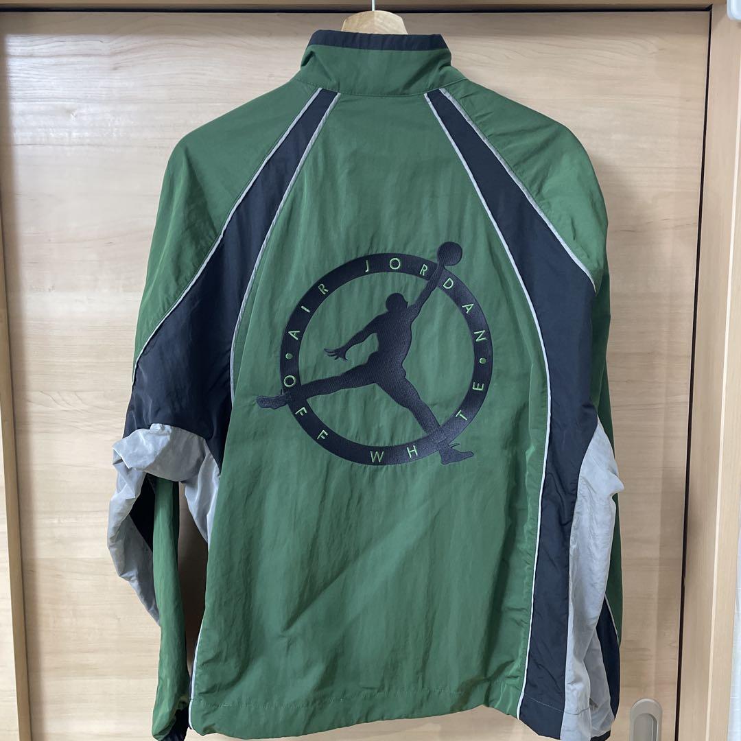 OFF-WHITE Jordan ロゴ ナイロンジャケット OFF-WHITE x Jordan Woven Jacket Black メンズ - SS20 - JP