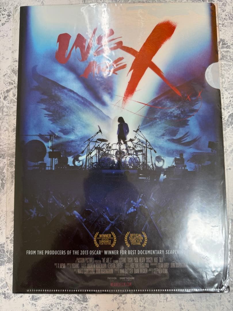 we are x クリアファイル
