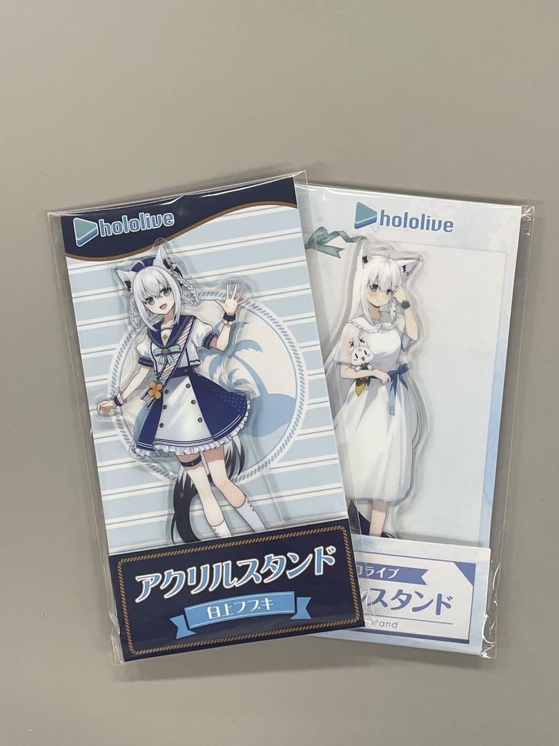 【即購入OK】ホロライブ 白上フブキ フォト風カード アクスタ2種 ローソン 即購入OK】ホロライブ 白上フブキ フォト風カード アクスタ2種