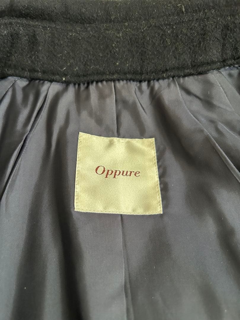 ネイビー ダブルブレスト ピーコート