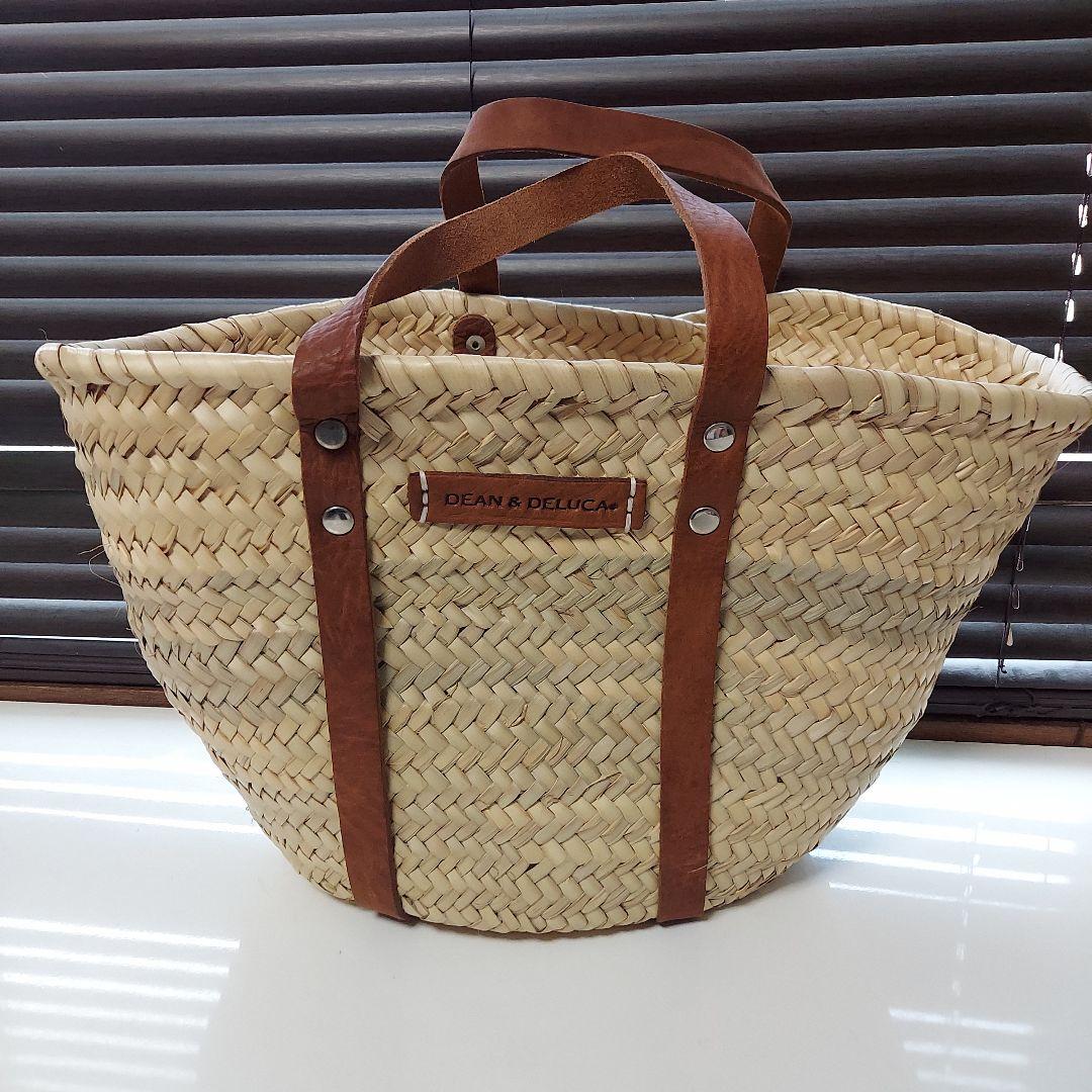 美品　DEAN&DELUCA　ディーンアンドデルーカ　かごバッグ　マルシェ