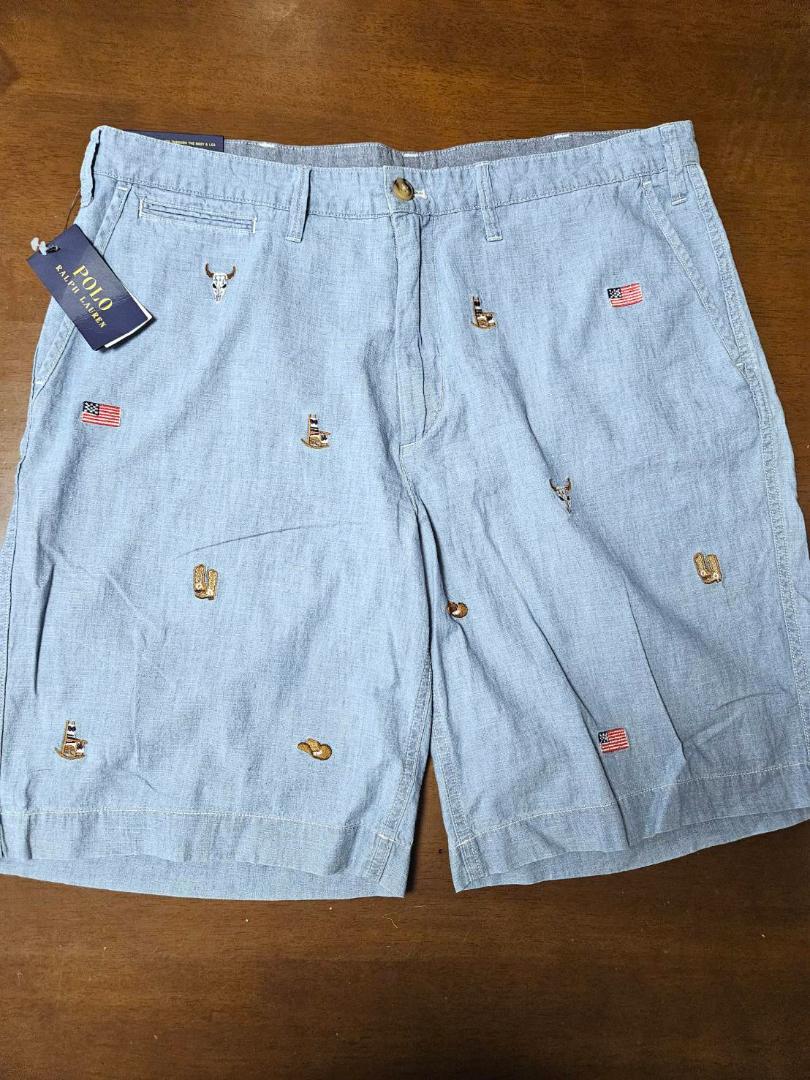 新品未使用Ralph Lauren リラックスフィット ショートパンツ 36