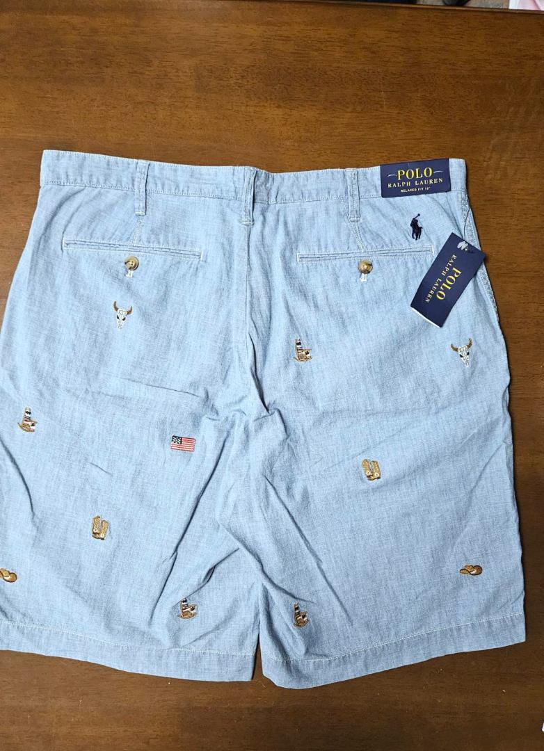 新品未使用Ralph Lauren リラックスフィット ショートパンツ 36
