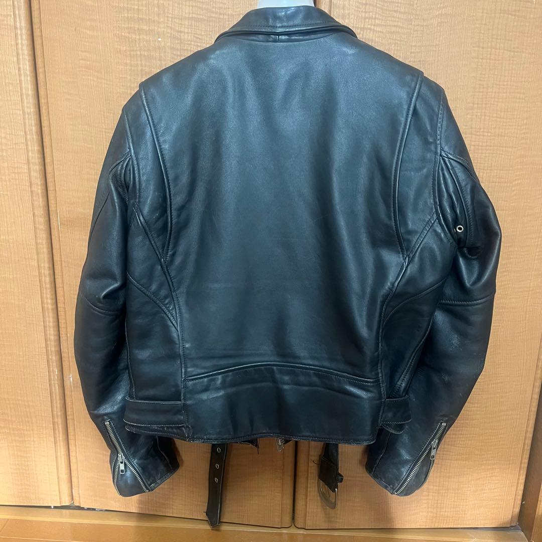 NANKAI 南海部品 レザーライダースジャケット ダブル 牛革 ライナー付