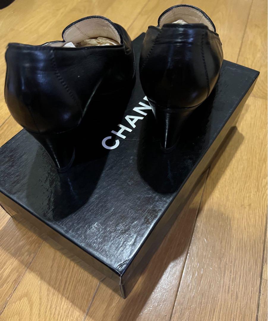 CHANEL ローファー 革靴 22.5