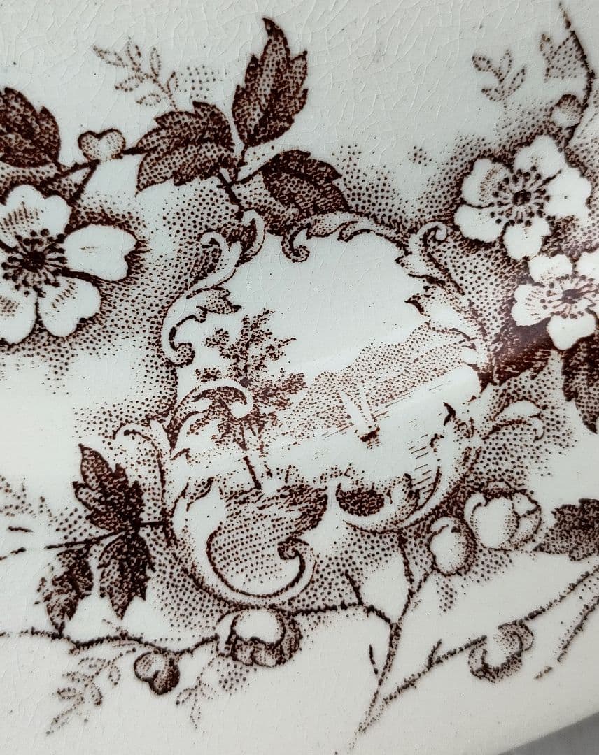 希少　美品　ジョワジールロワ　ポンパドール　平皿　フランスアンティーク　D