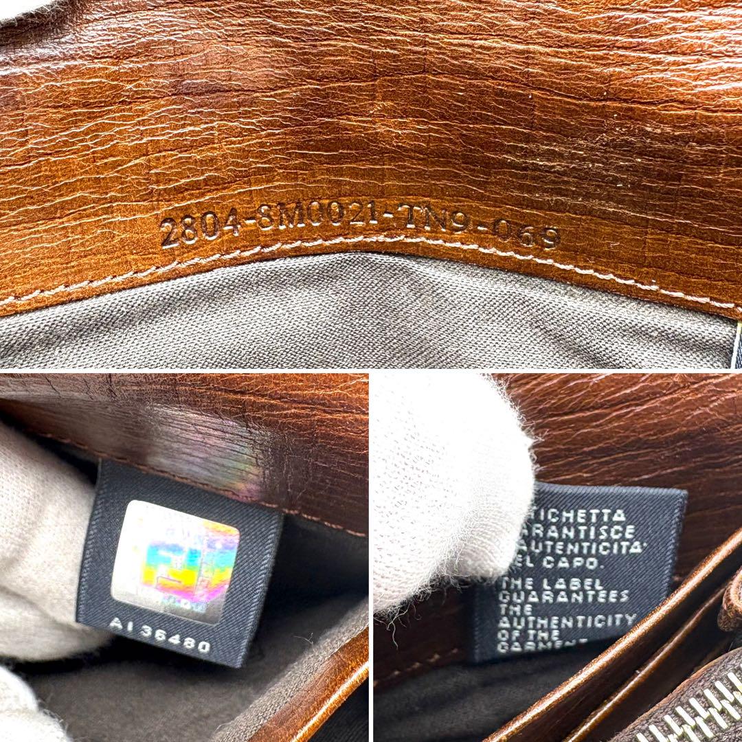 FENDI フェンディ 長財布 二つ折り ズッキーノ ロングウォレット ゴールド