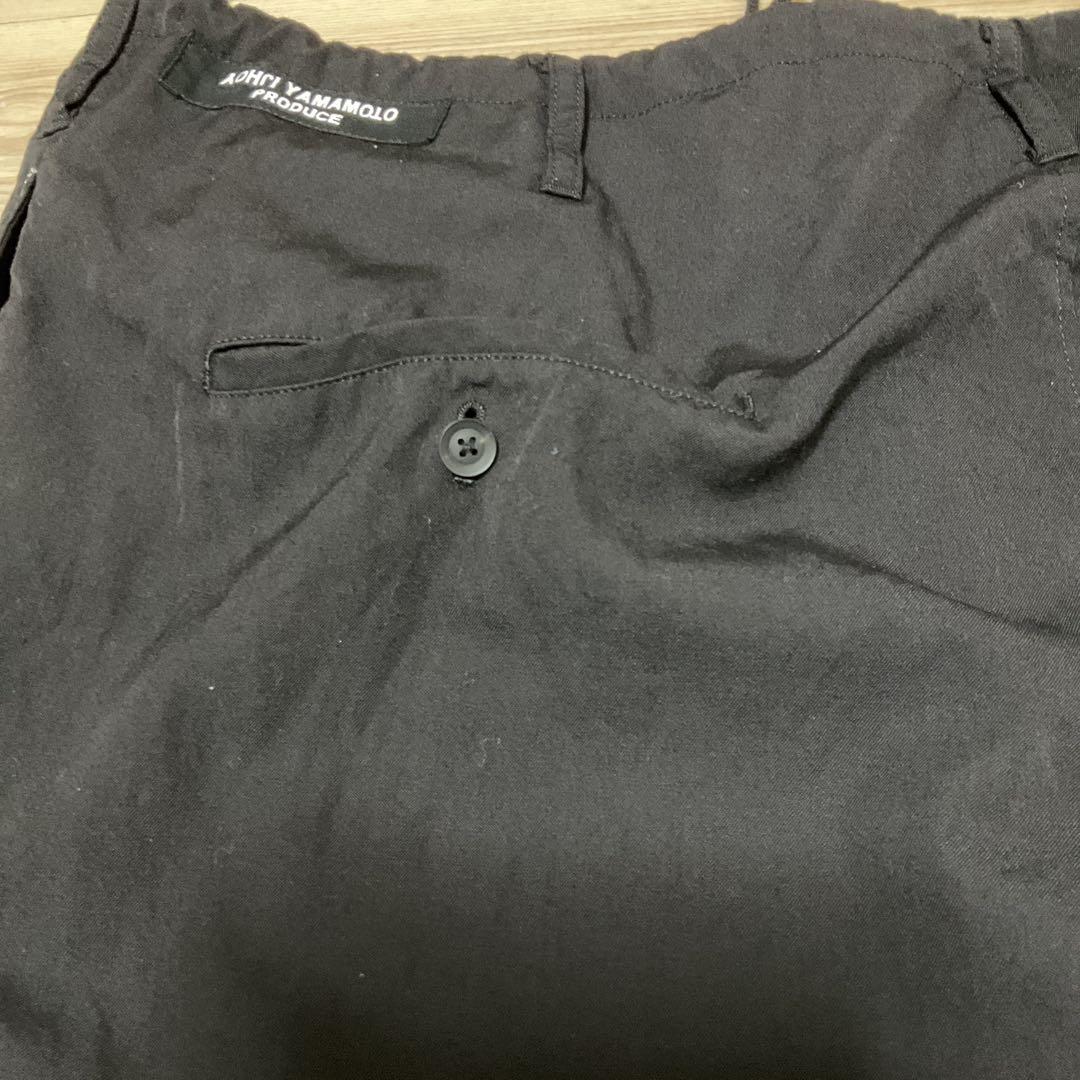 ヨウジヤマモト　ワイドパンツ　yohji yamamoto POUR HOMME