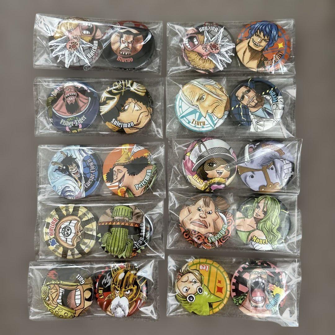 新品】ジャンプフェスタ2022 ONE PIECE缶バッジ3個セット ルフィ