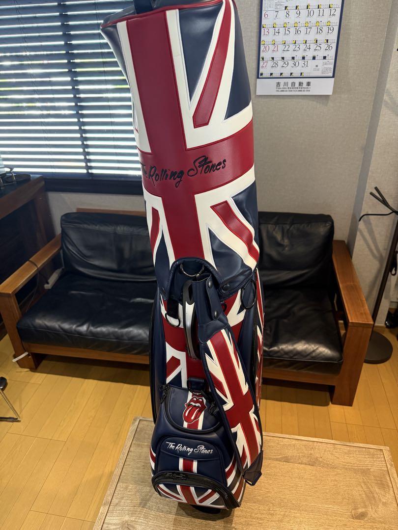 超美品】ローリングストーンズ キャディバッグ ユニオンジャック