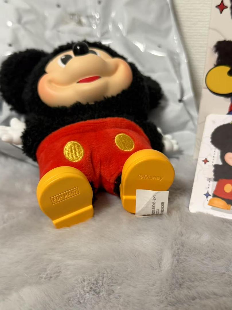 【顔確認済】ポップマート　ディズニー　ぬいぐるみキーチェーン　ミッキー