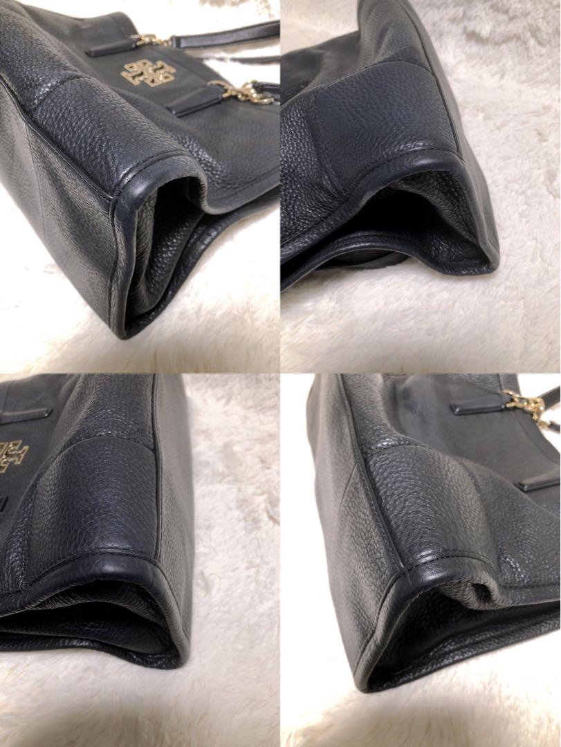 ✩美品✩ トリーバーチ ブリテン A4可 2層トートバック シボ革