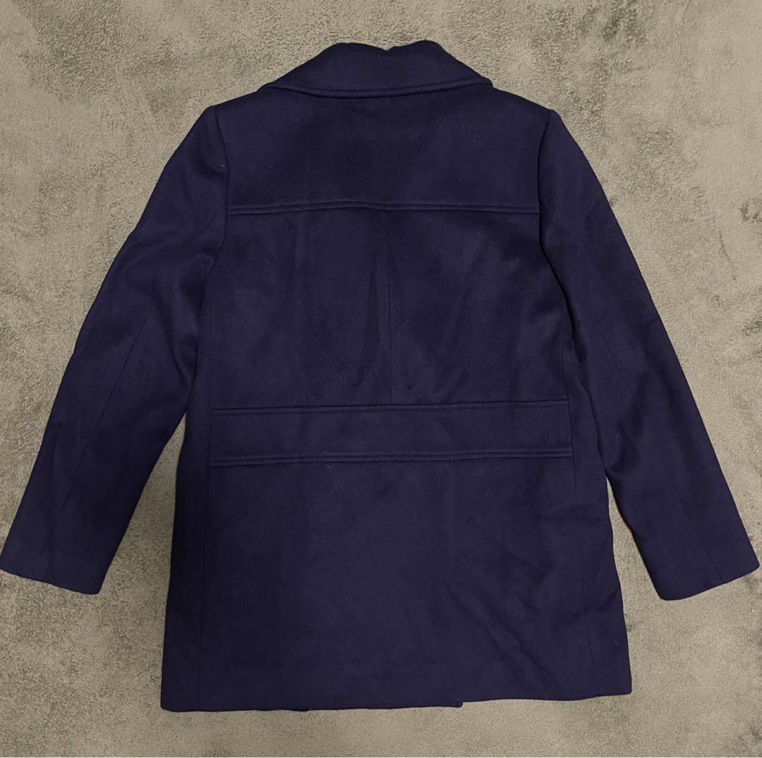 theory luxe セオリーリュクス コート ネイビー ダブル Pコート