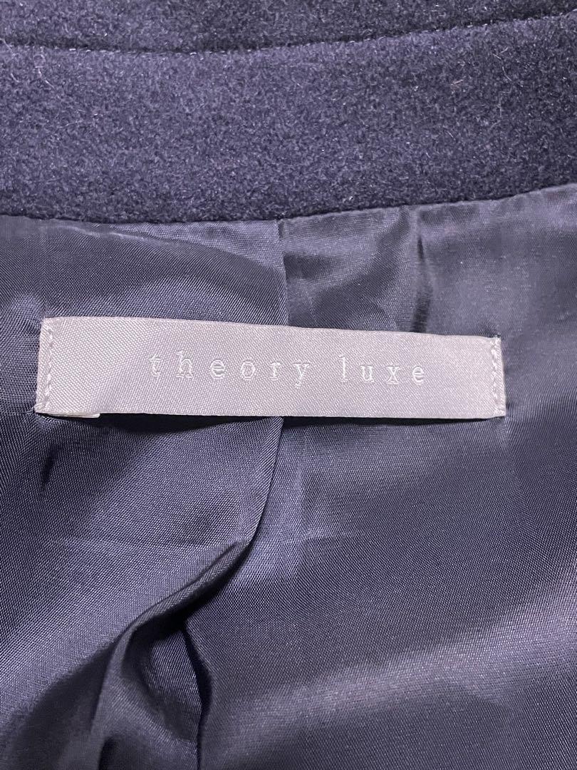 theory luxe ネイビーコート theory luxe セオリーリュクス コート ネイビー ダブル Pコート