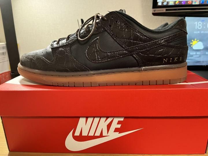 NIKE Dunk Low VelvetBrownandBlackベルベット
