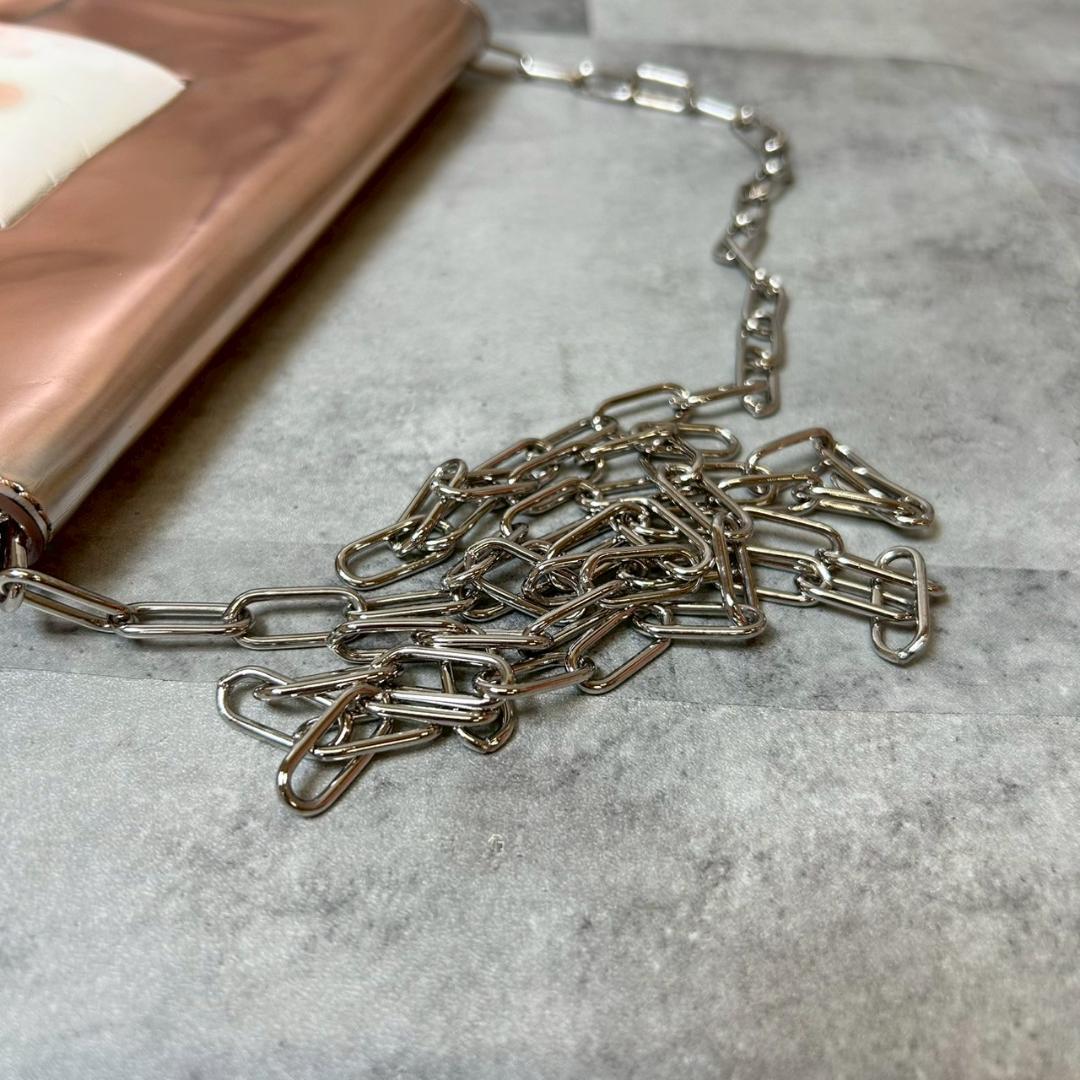 MM6 マルタンマルジェラ シャンパンゴールド ショルダーバッグ RG160 MM6 マルタンマルジェラ シャンパンゴールド ショルダーバッグ RG160