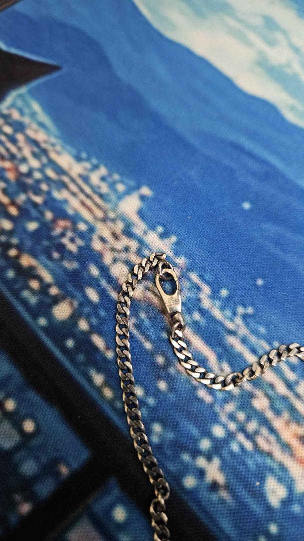 GUCCIグッチ 現行モデル インターロッキングG シルバーネックレス
