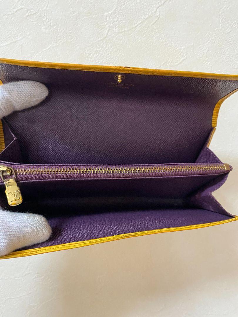 美品！ルイヴィトンLOUISVUITTONエピ長財布イエロー