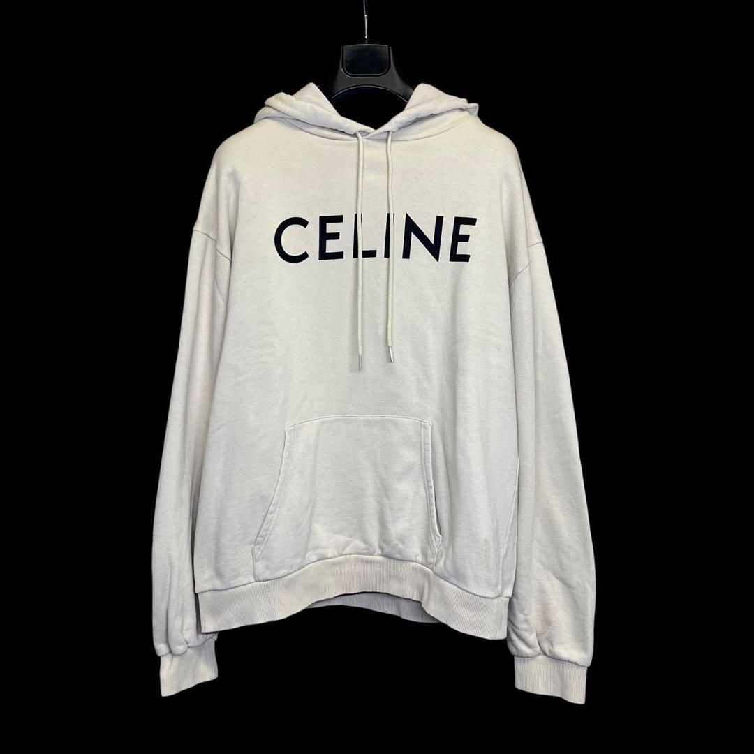 CELINEセリーヌ ロゴ ルーズフーディー パーカー