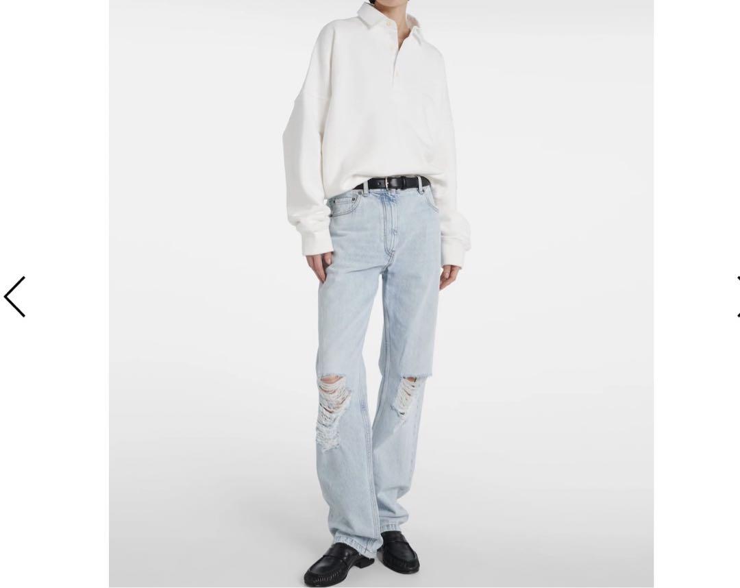 therow ザロウ　ポロ　スウェット　xs