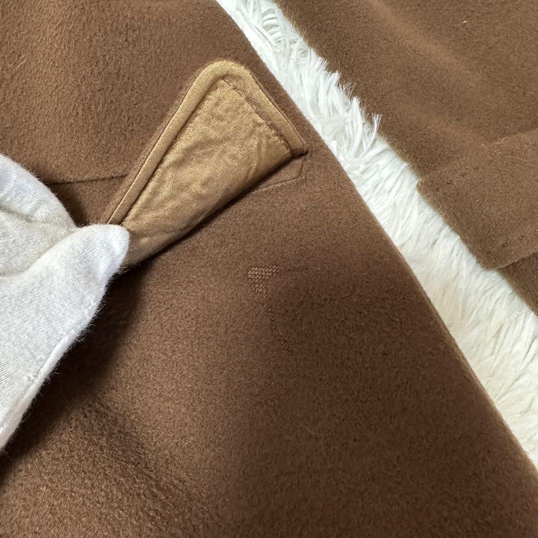希少✨Burberry カシミヤ ステンカラーコート シャドーホース