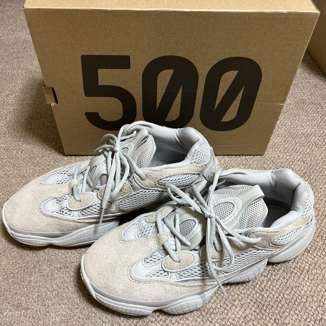 箱付き】adidas YEEZY 500アディダス イージー500 ソルト - 靴