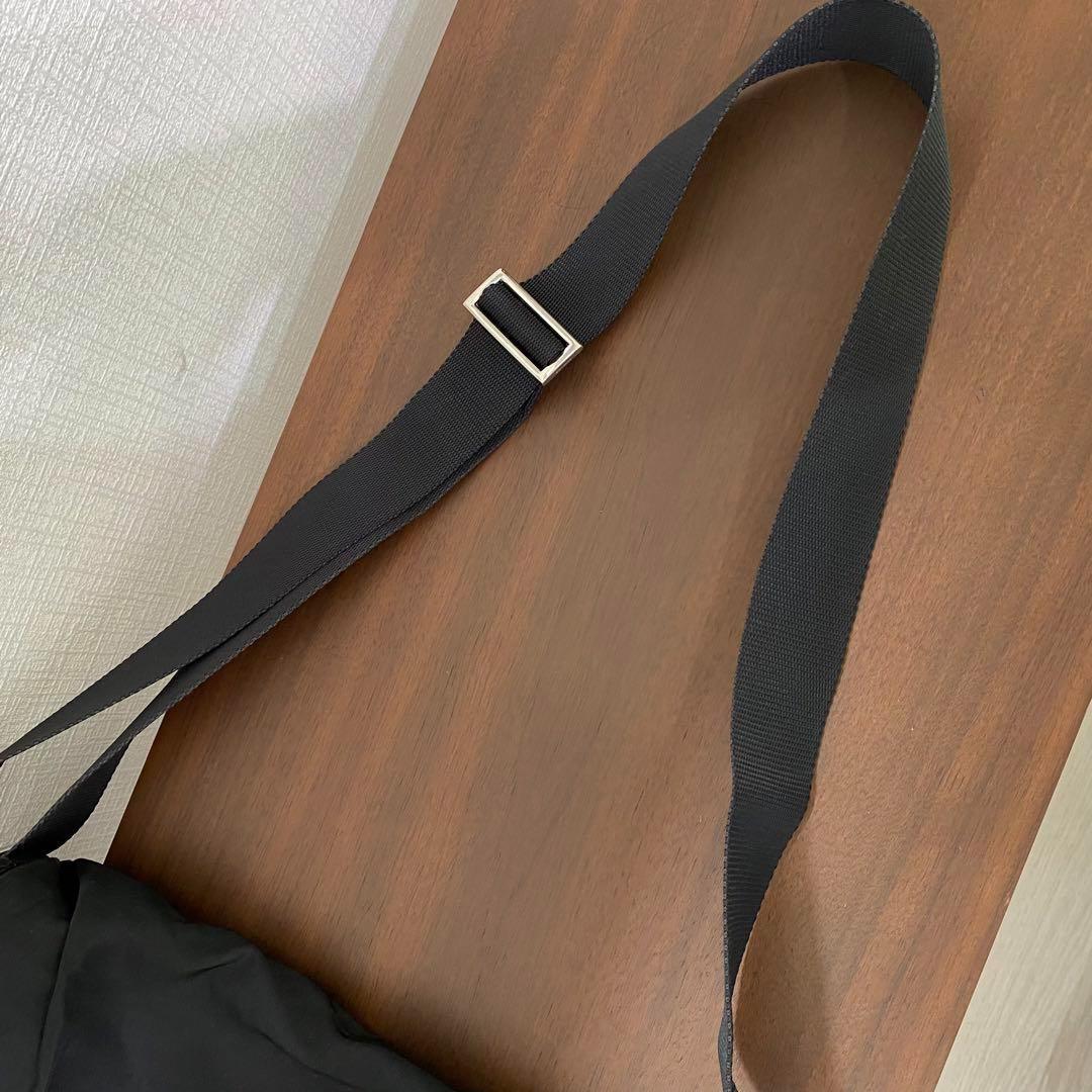 付属品完備/近年モデル✨プラダ ショルダーバッグ 三角ロゴ ポコノ ブラック プラダ PRADA ショルダーバッグ 三角ロゴ ポコノ ナイロン ブラック