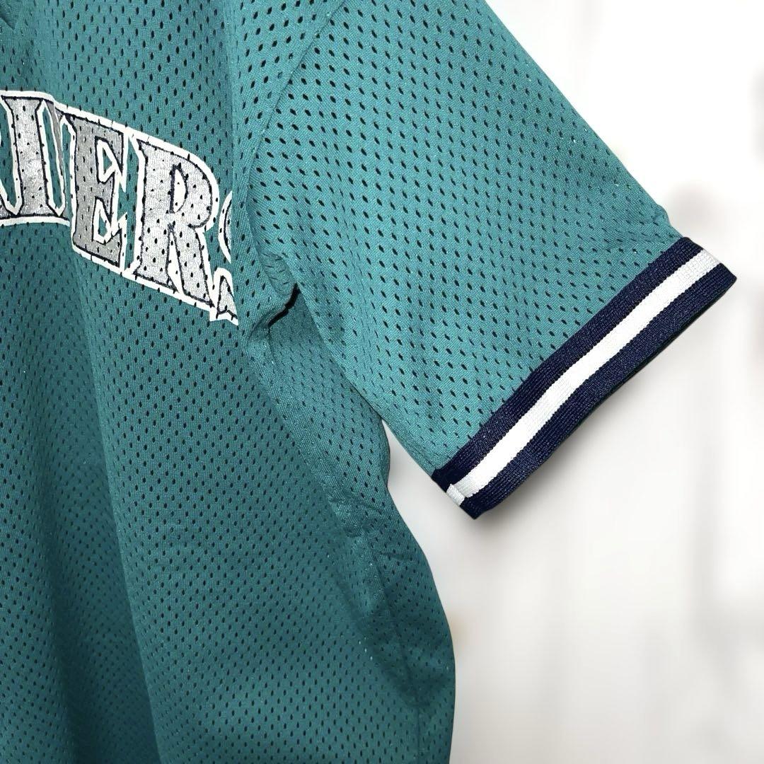 MLBシアトルマリナーズ永久欠番24　メッシュ半袖シャツ　グリフィー　USA野球