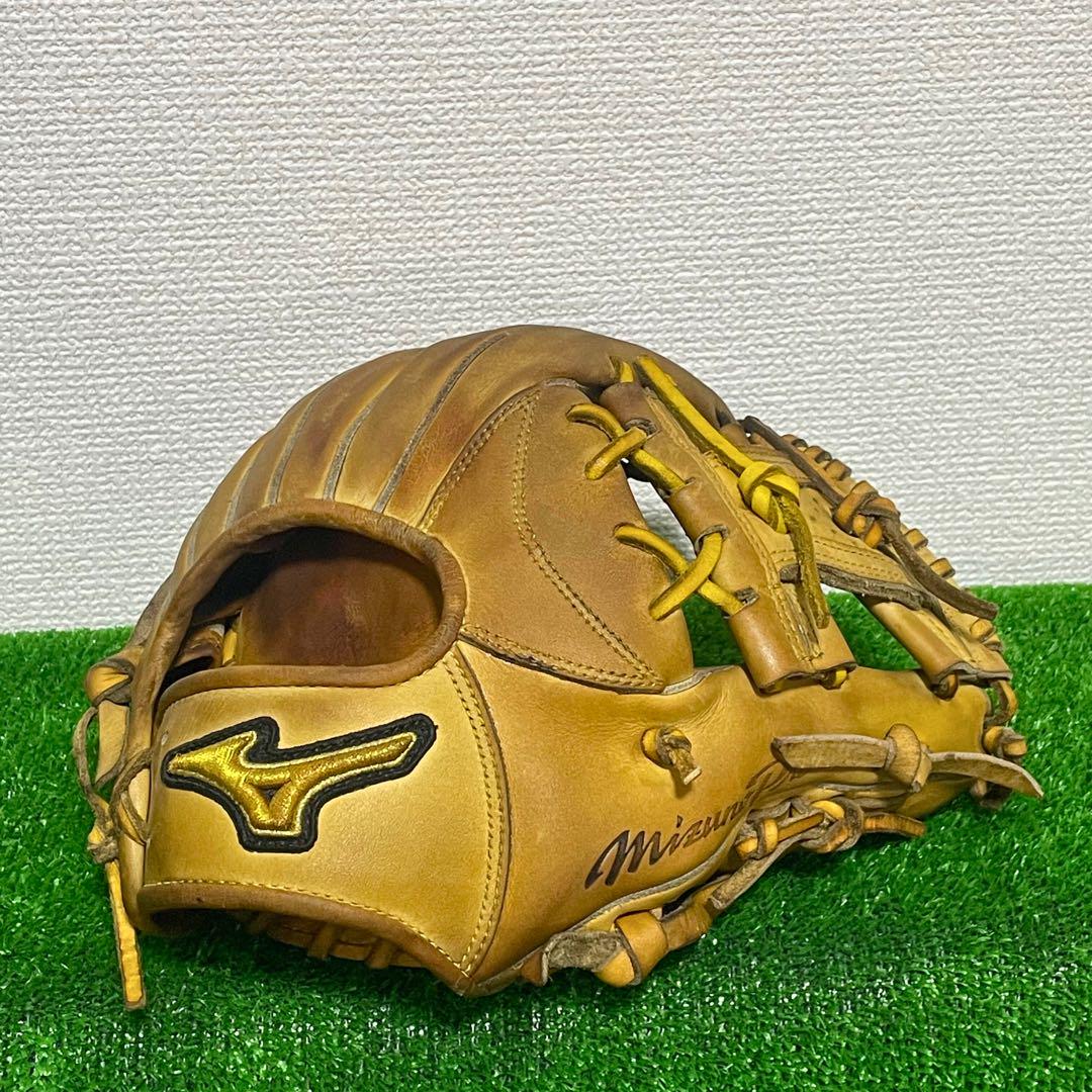 ミズノ 硬式グローブ 右投げ用 ナチュラル