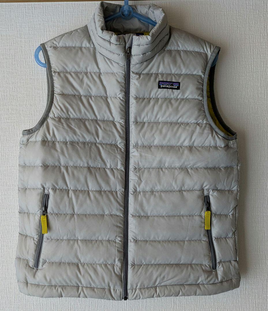 patagonia グレー ダウンベスト キッズL 12160cm patagonia