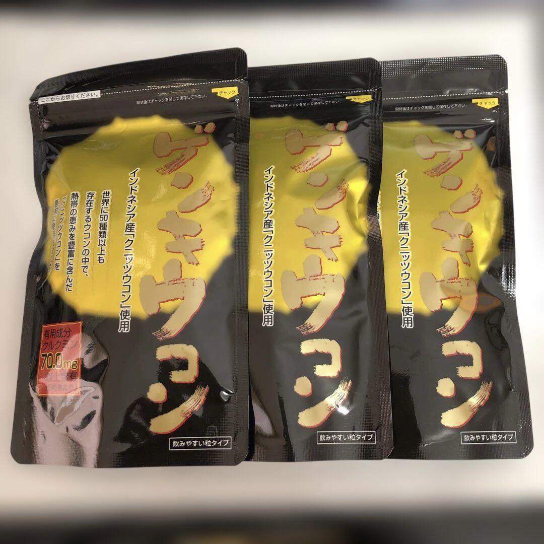 30包入×3袋セット ゲンキウコン 新品未開封 すこやか工房