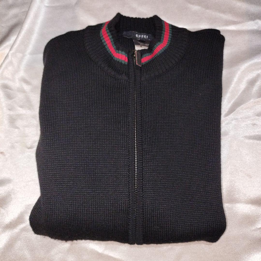 正規品 美品 GUCCI カーディガン シェリーライン ニット 厚手