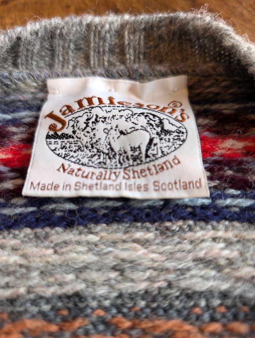 ジャミーソンズ　jamiesons ニットベスト　Ｓサイズ　ほぼ未着用美品