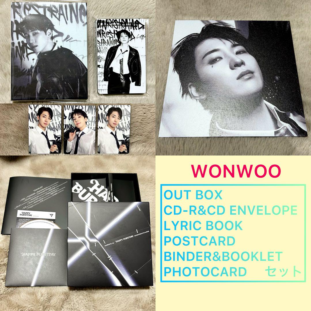 SEVENTEEN 4th album face the sun carat ver. Wonwoo complete