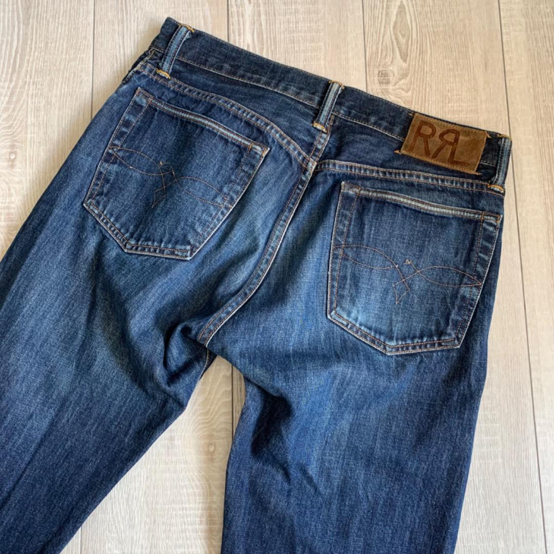 RRL USA製 ストレートデニム 32 インディゴ セルビッチ 画像1