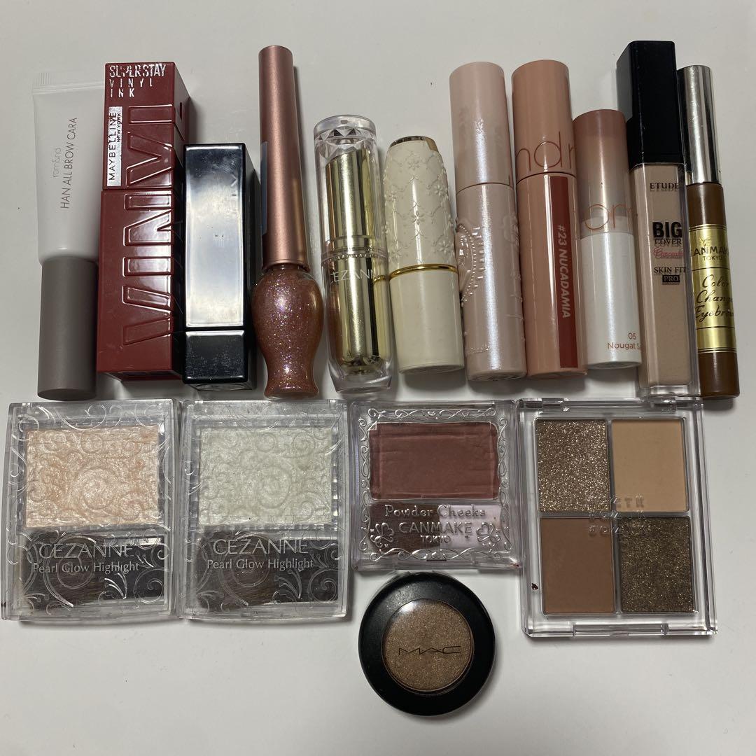 コスメ まとめ売り 16点セット！ロムアンド セザンヌ MAC など