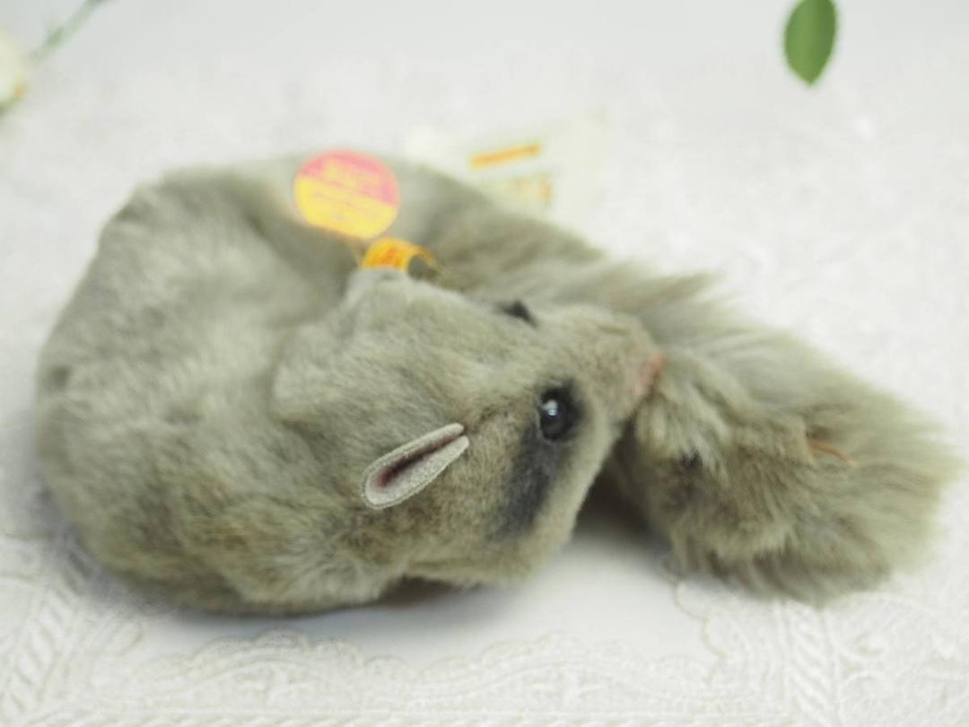 Steiff - シュタイフ★Ringed Edible Dormouse ID完品★丸まりヤマネ シュタイフ☆Ringed Edible Dormouse ID完品☆丸まりヤマネ