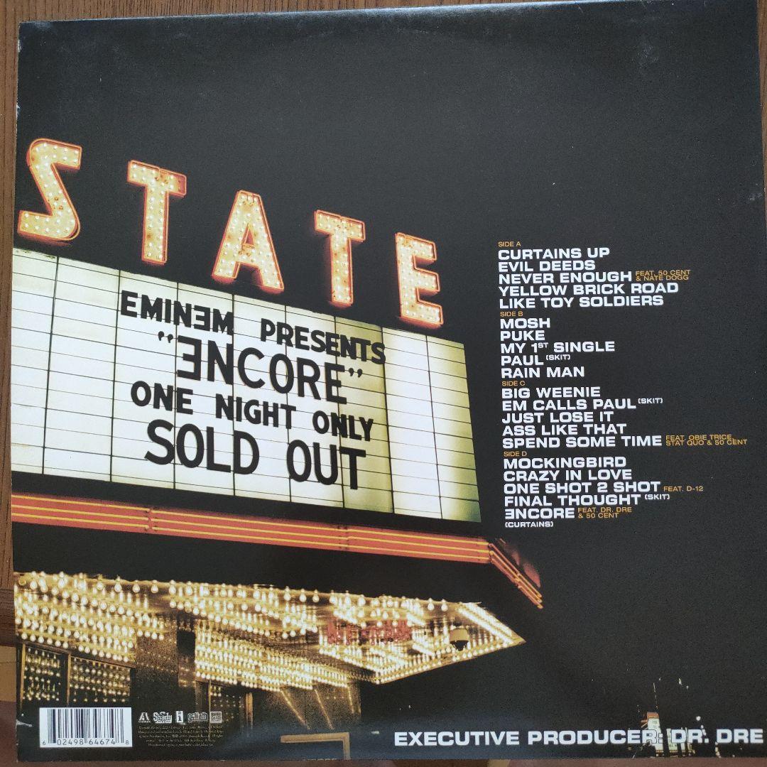 洋楽 EMINEM ENCORE 2LP