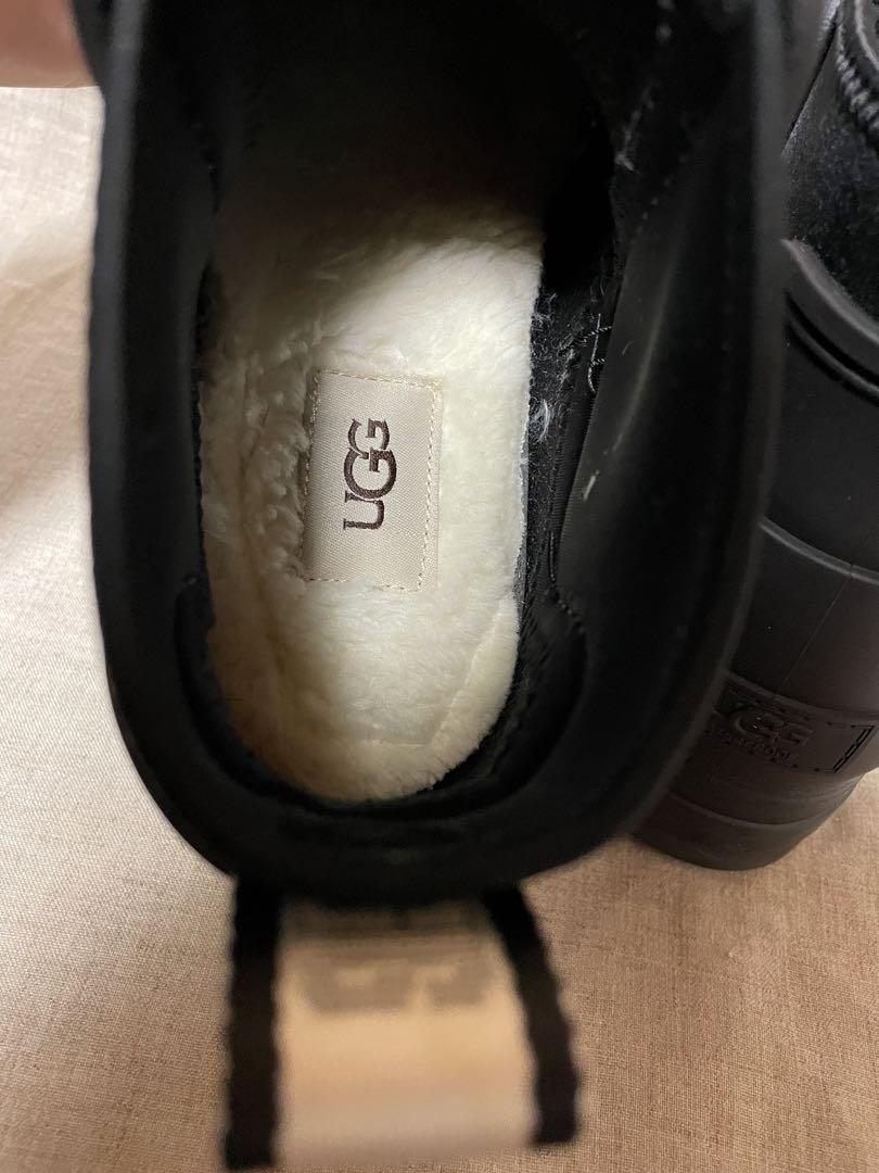 UGG アグ DROPLET レインブーツ ブラック　25cm