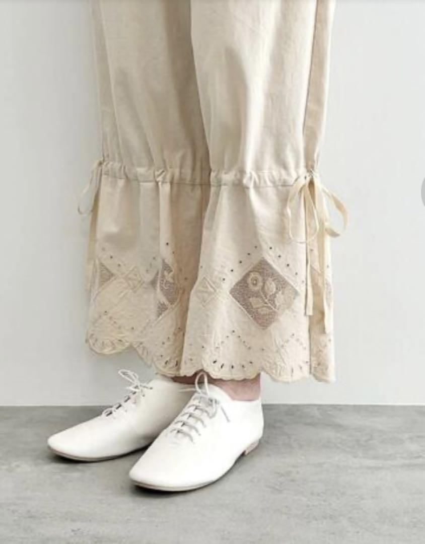新品 SM2☆キナリ／鳥刺繍裾口絞りペチパンツ - メルカリ