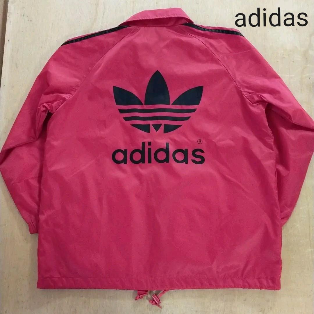 【気質アップ】 アディダス adidas 万国旗タグ 90s ウィンドブレーカー ナイロン ウォーキング・ランニングウェア