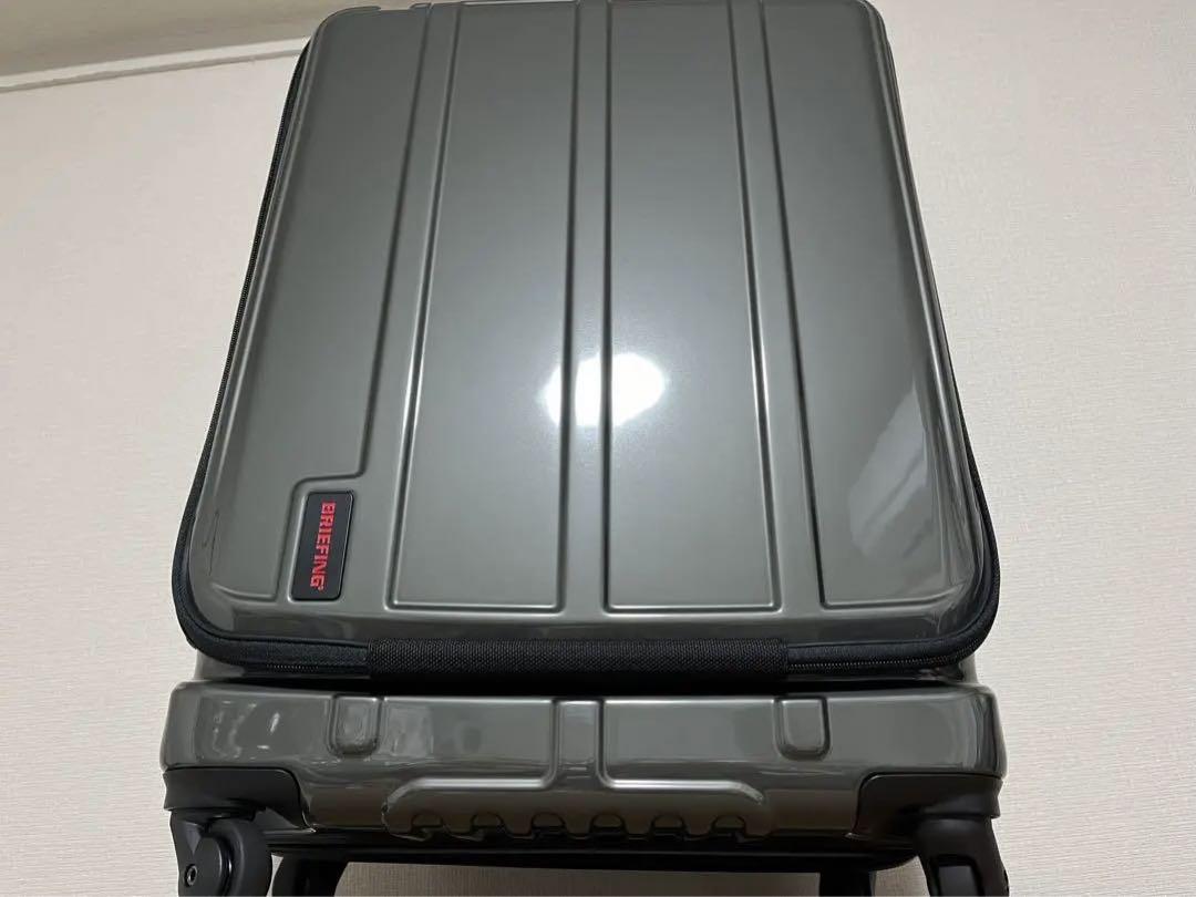 新品ブリーフィング フロントオープンスーツケースH-60F SD スティール
