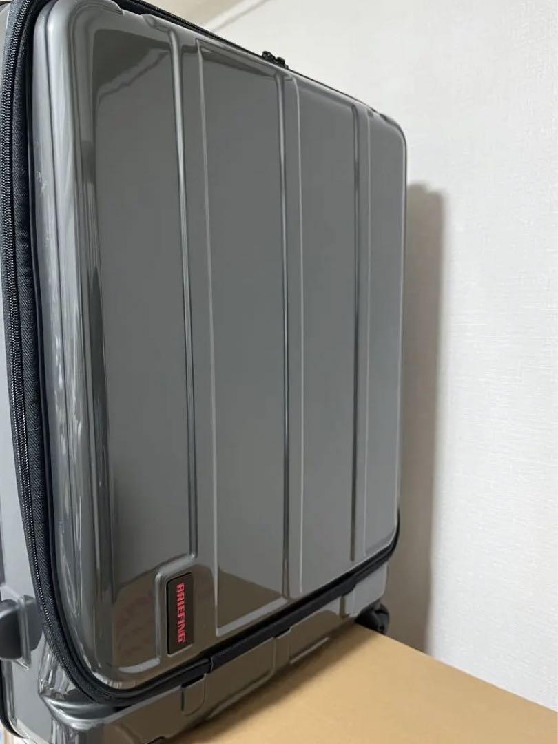 新品ブリーフィング フロントオープンスーツケースH-60F SD スティール