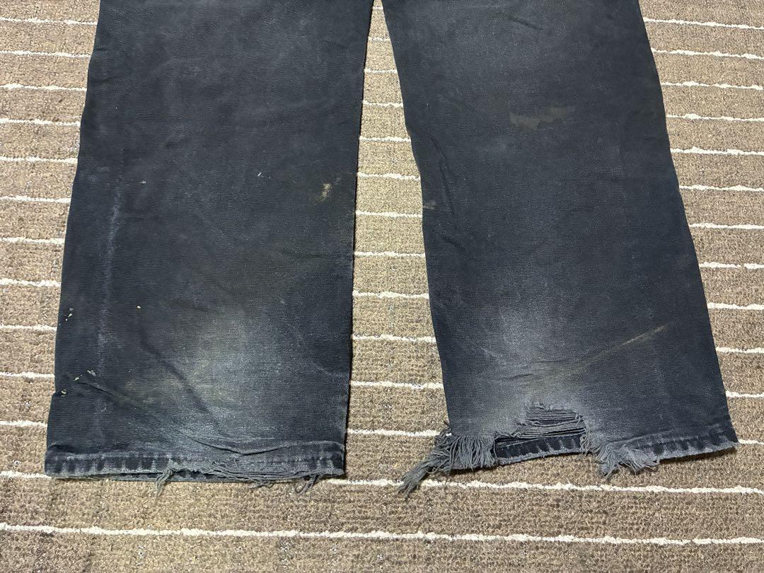 極上ボロ carhartt ダブルニーペインターパンツ フェード ペンキ W34