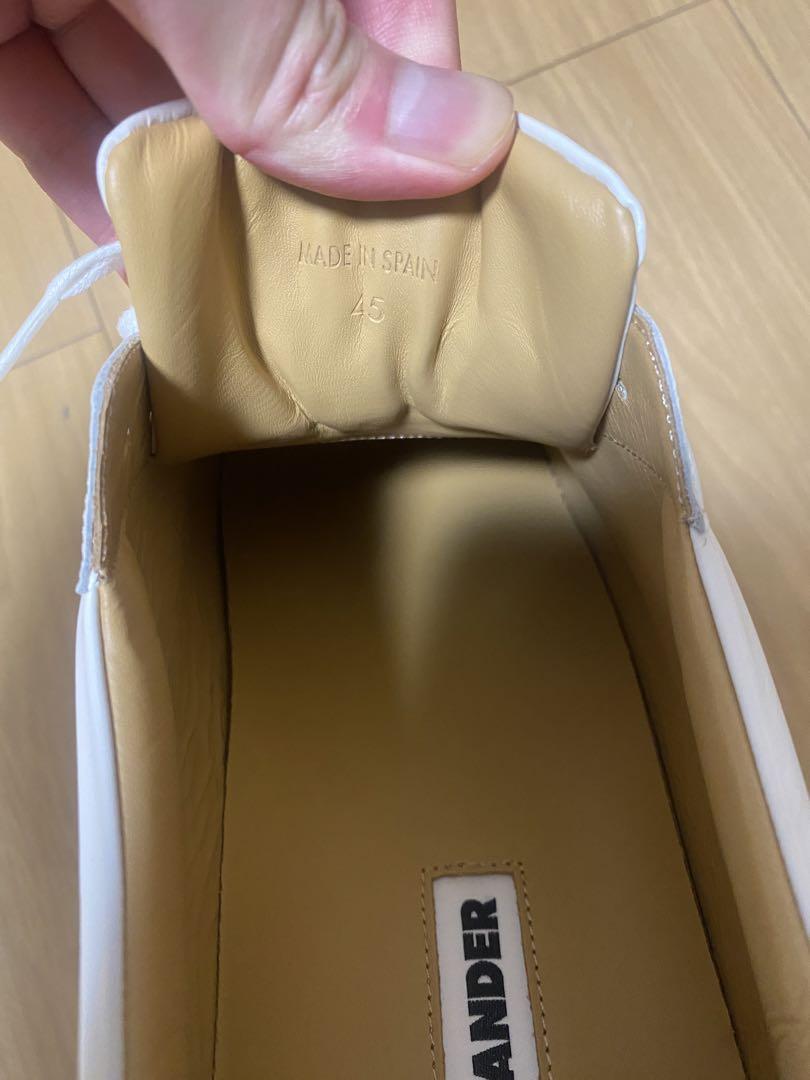 新品 JIL SANDER プラットフォームレザースニーカー ジルサンダー 45