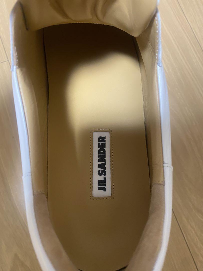 新品 JIL SANDER プラットフォームレザースニーカー ジルサンダー 45