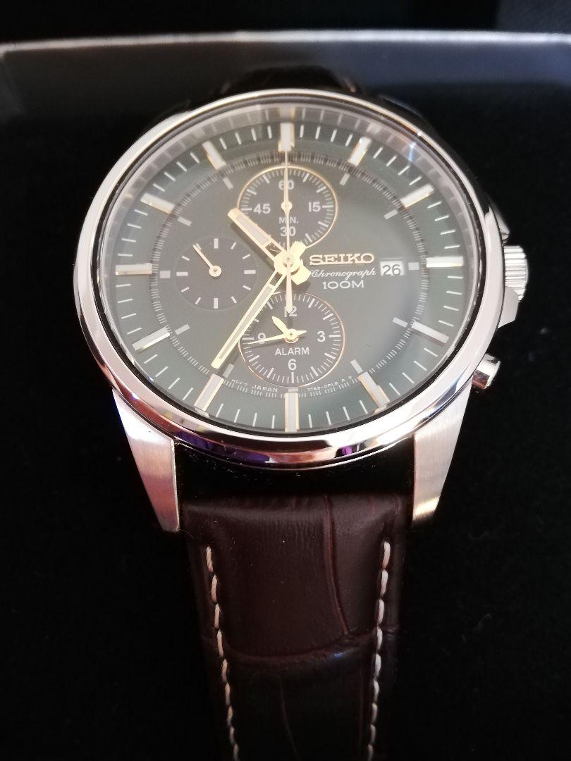 総合1位 未使用品 クロノグラフ アラーム 7T62-0LD0 YlitA-m31954016223 電池新品 SEIKO 100%新品お得